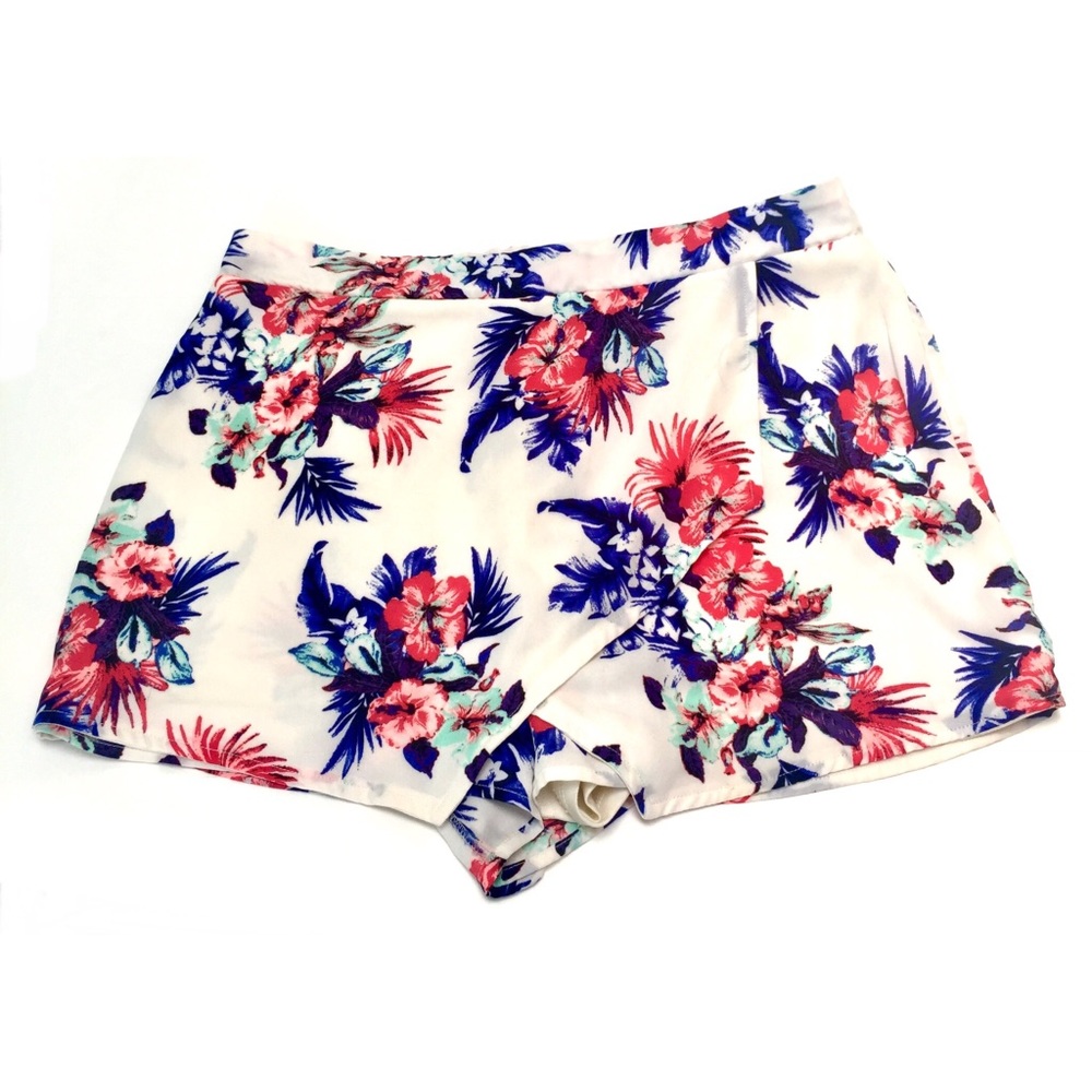 Rewind Tropical Floral Skirt / Skort